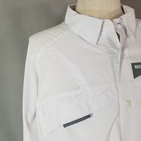 Reel Legends shirt men's 2XL XXL white long sleeve Dri-Fit Outdoor fishing - Picture 4 of 9